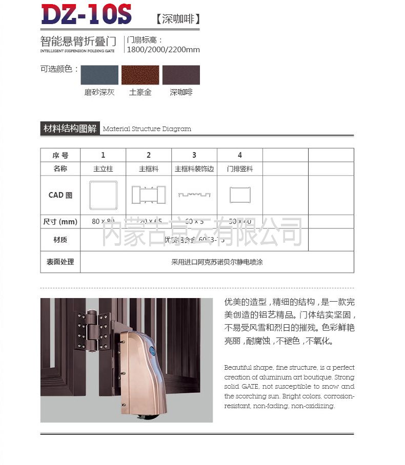 內蒙古智能懸臂折疊門(mén)廠(chǎng)家批發(fā)
